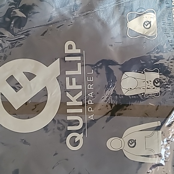 UNISEX - QUIKFLIP RAIN JACKET - JACKET IN A BAG IN A JACKET!!! 3XL - Picture 6 of 16